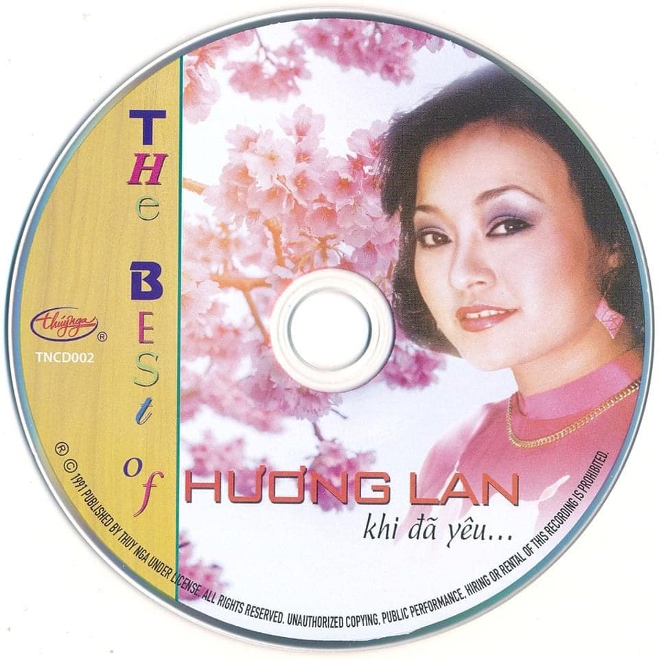 KHI ĐÃ YÊU - THE BEST OF - THUÝ NGA CD02 - HƯƠNG LAN - Ảnh 3