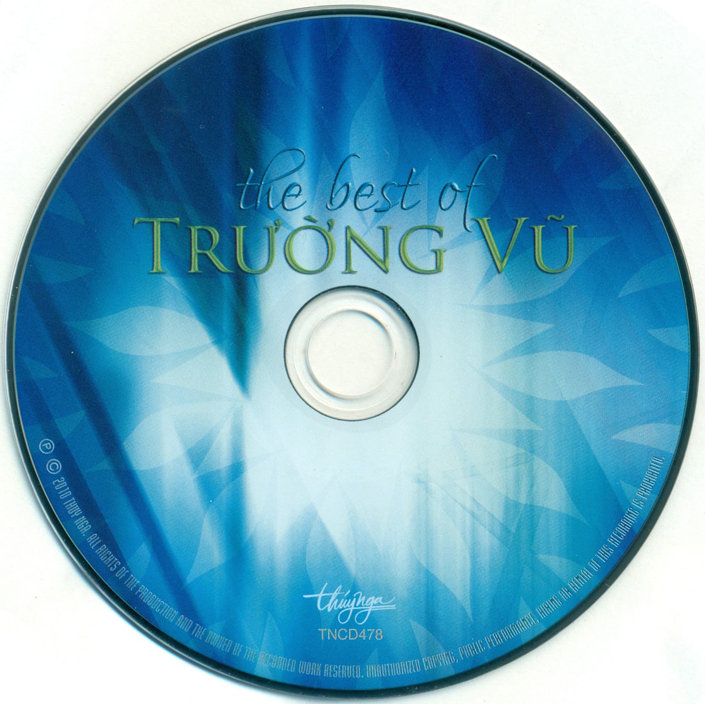 THE BEST OF - THUÝ NGA CD478 - TRƯỜNG VŨ - Ảnh 3