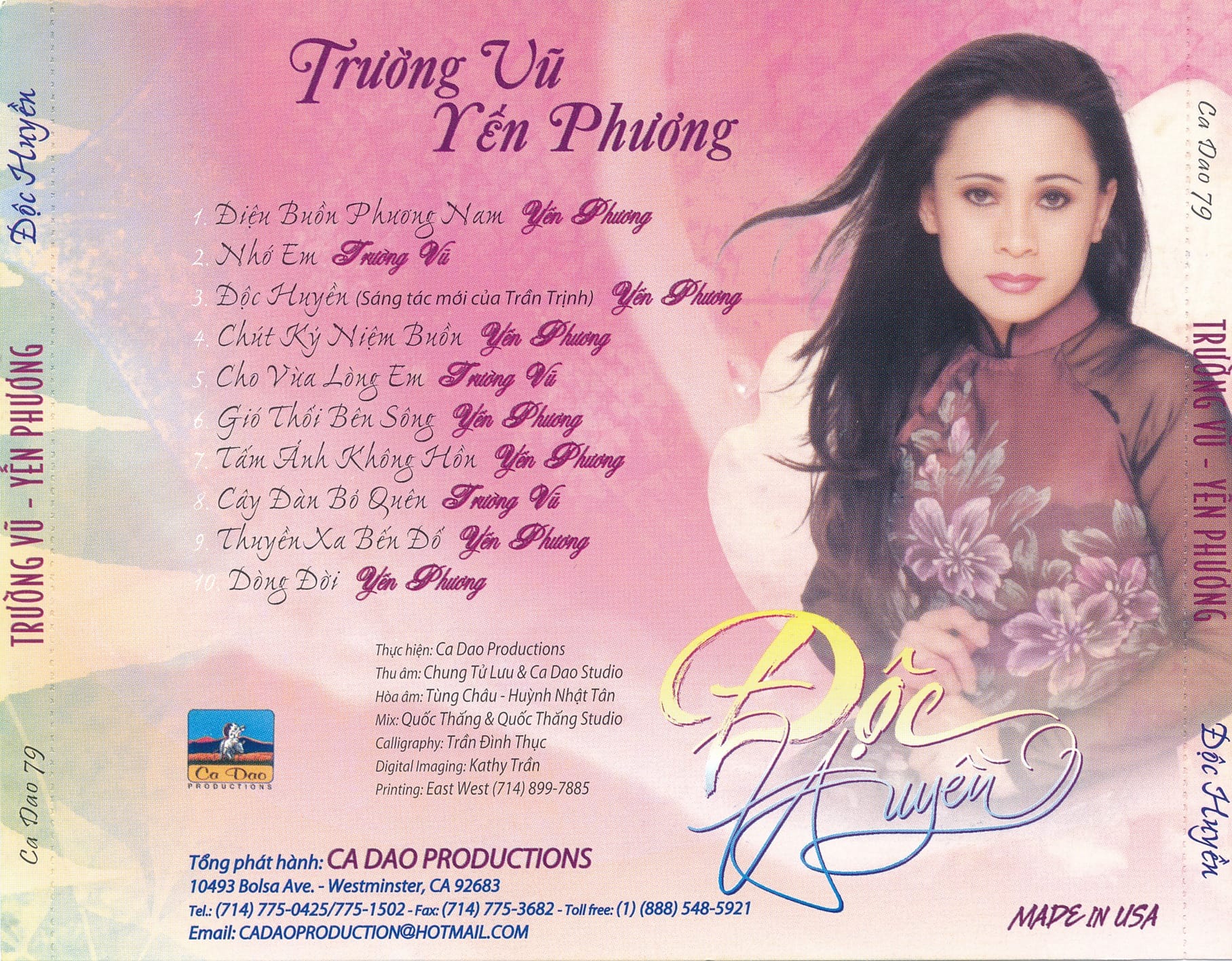 ĐỘC HUYỀN - CA DAO CD79 - TRƯỜNG VŨ & YẾN PHƯƠNG - Ảnh 2