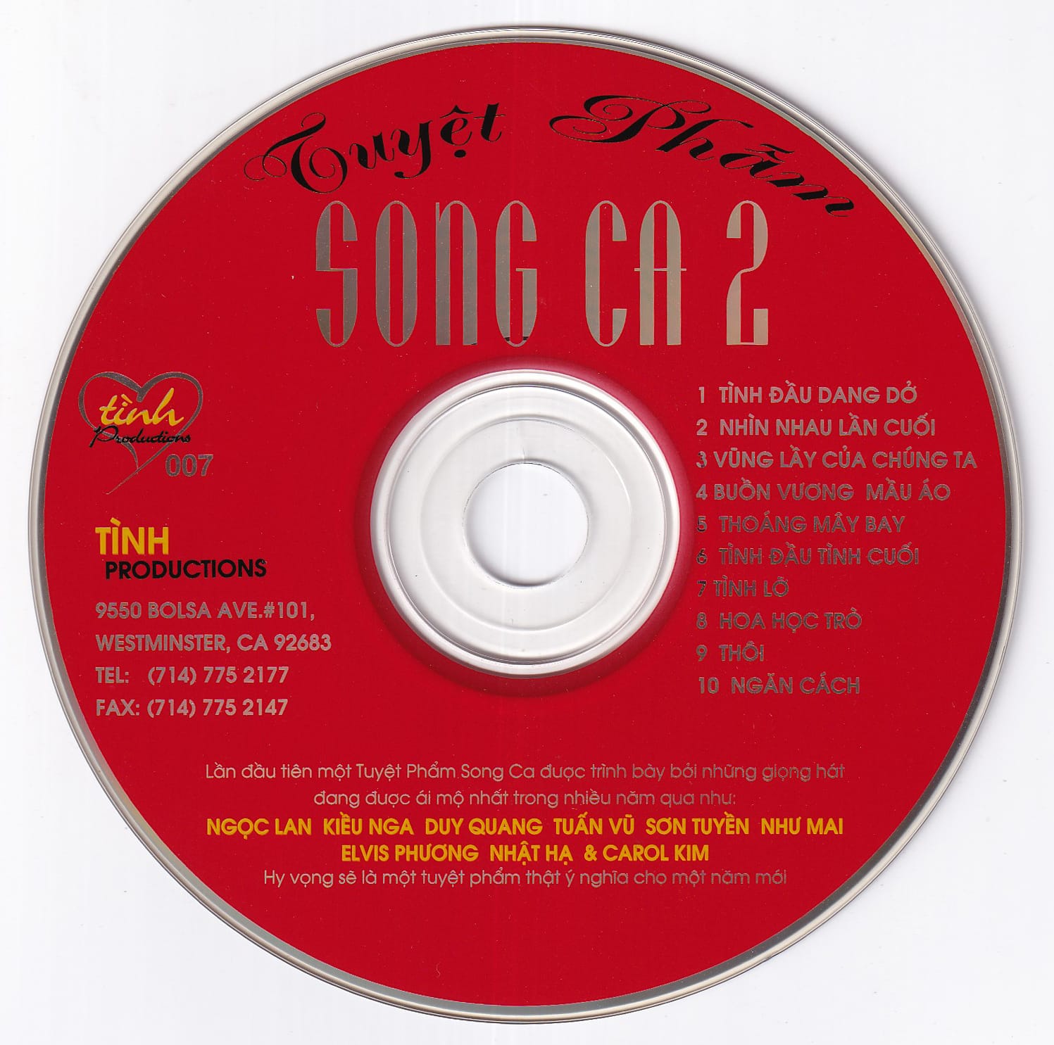 TUYỆT PHẨM SONG CA 2 - TÌNH CD7 - Ảnh 3