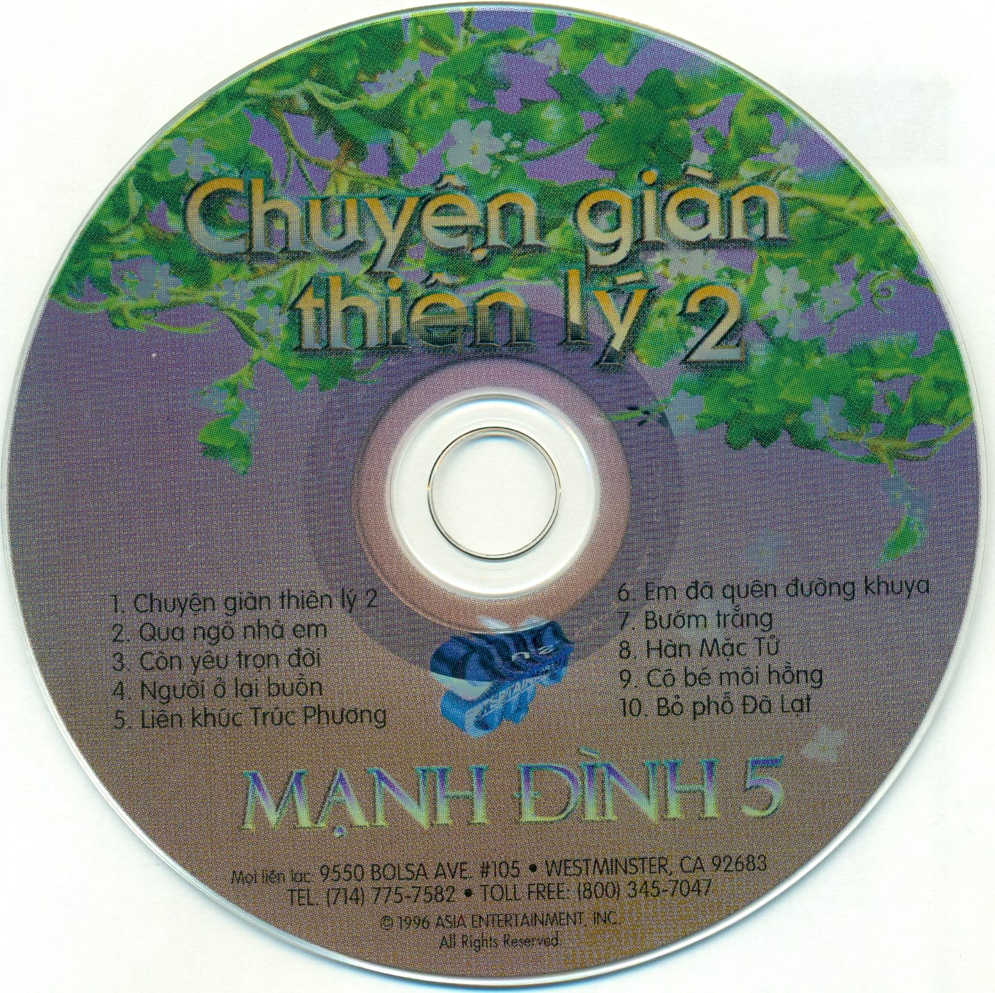 CHUYỆN GIÀN THIÊN LÝ 2 MẠNH ĐÌNH 5 - ASIA CD86 - MẠNH ĐÌNH - Ảnh 3