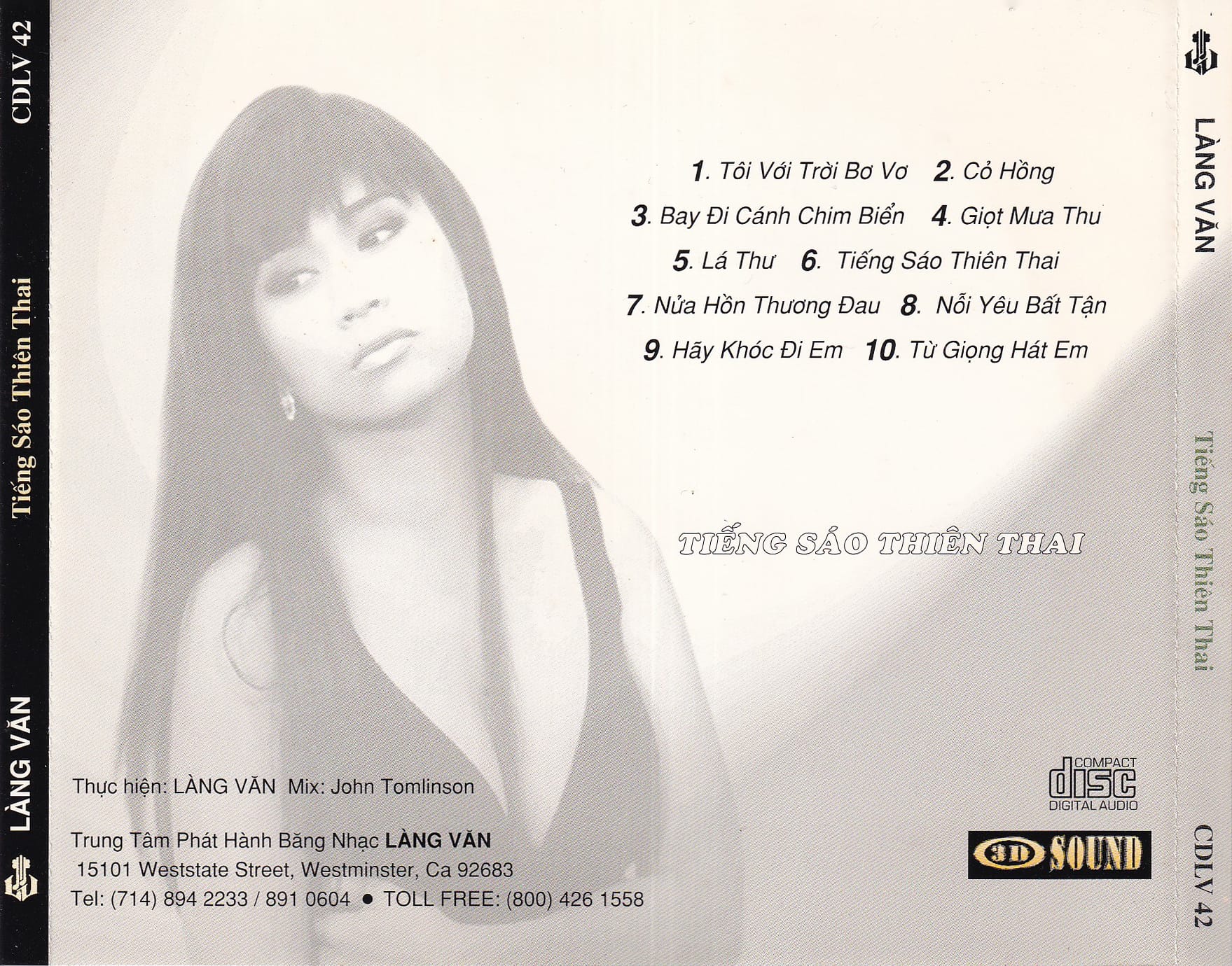 TIẾNG SÁO THIÊN THAI - LÀNG VĂN CD42 - KHÁNH HÀ (MFJ) - Ảnh 2