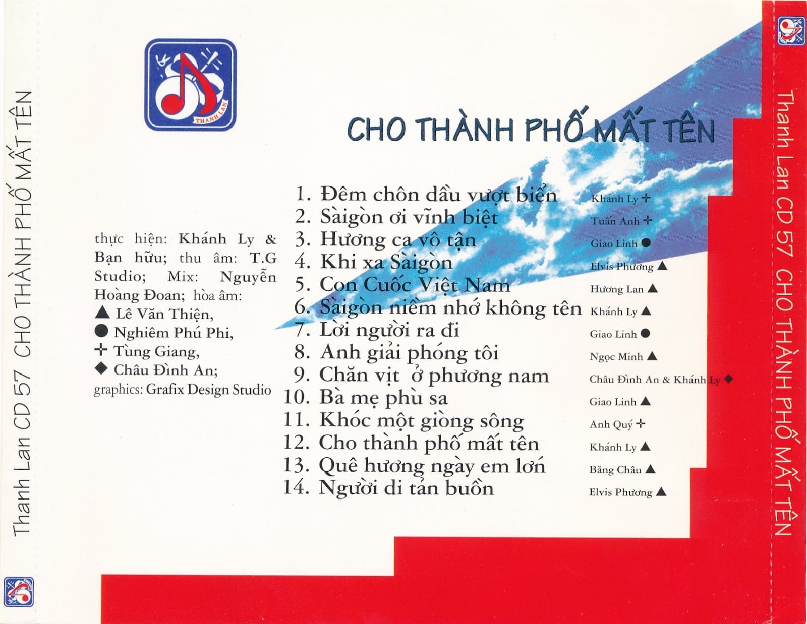 CHO THÀNH PHỐ MẤT TÊN - THANH LAN CD57 - Ảnh 2