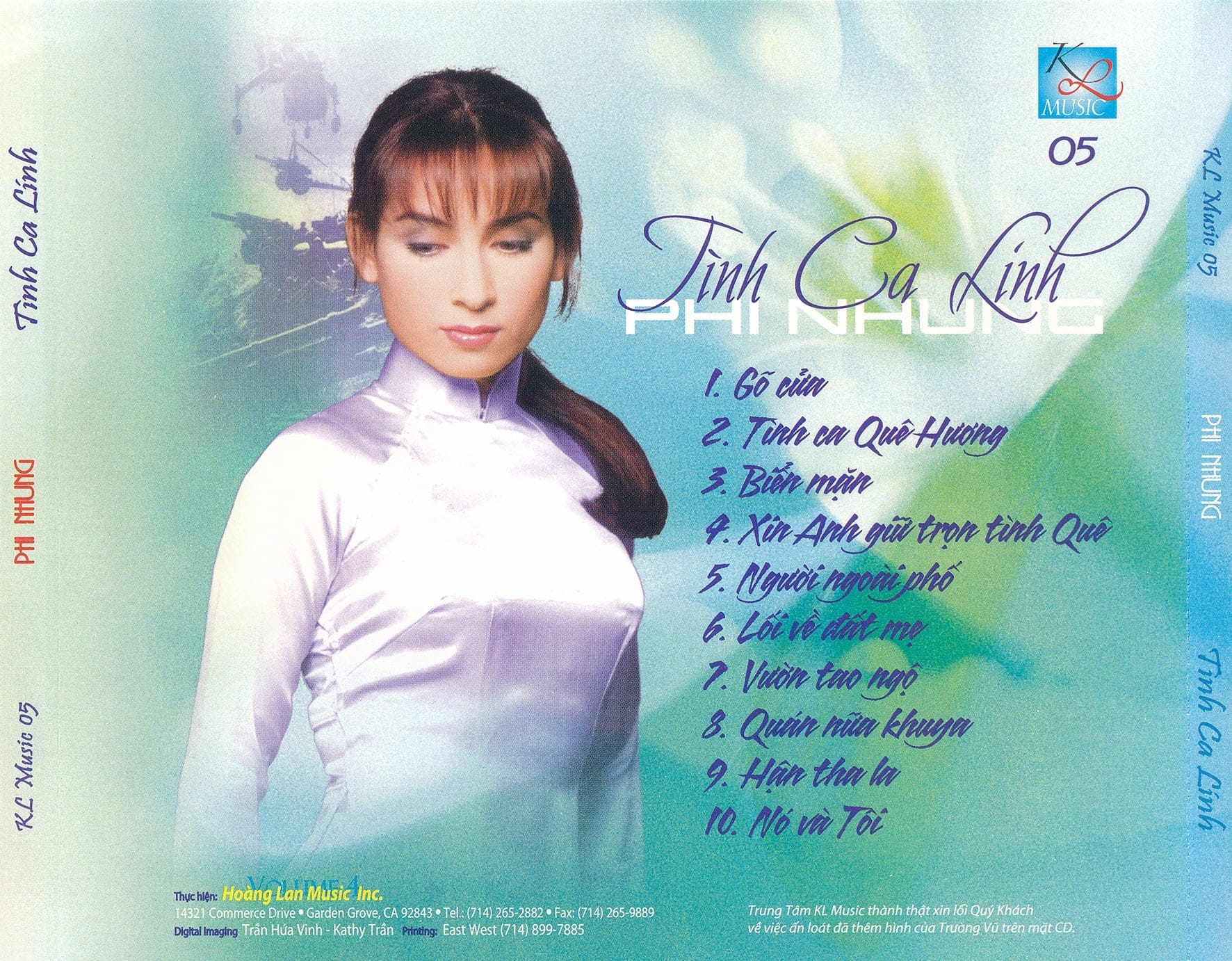 TÌNH CA LÍNH - PHI NHUNG - HOÀNG LAN CD (TAIWAN) - Ảnh 2