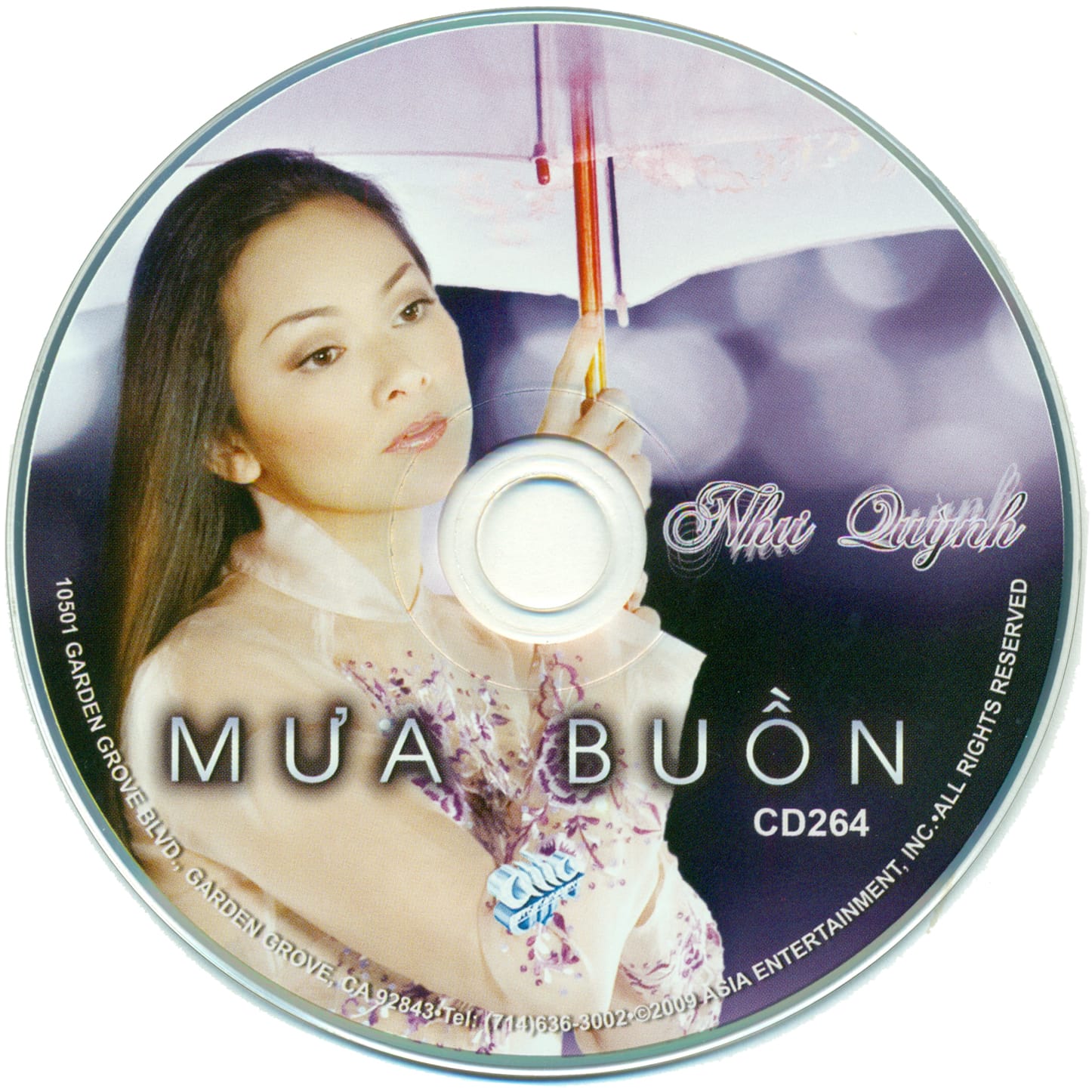 MƯA BUỒN - ASIA CD264 - NHƯ QUỲNH - Ảnh 3