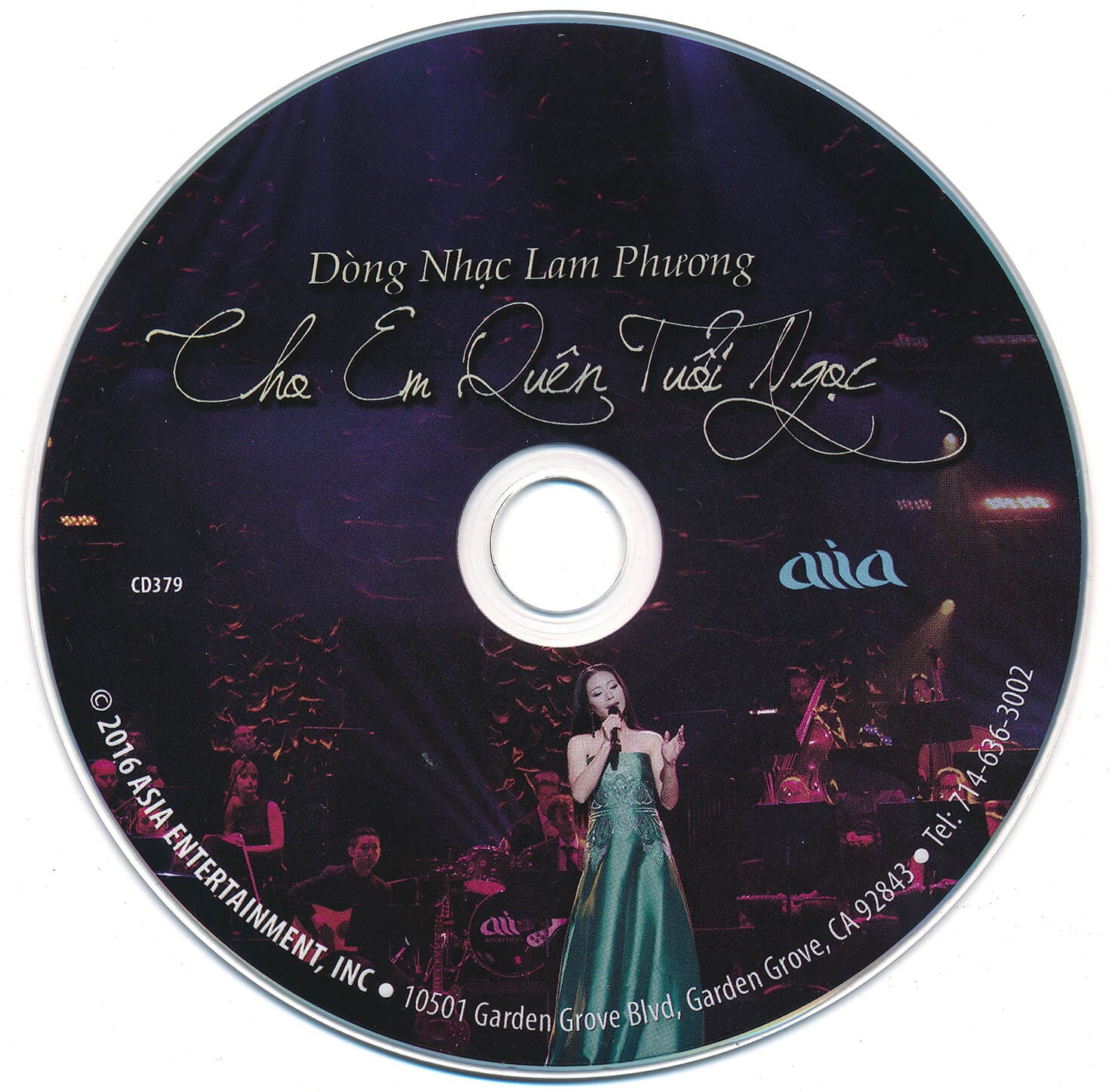 CHO EM QUÊN TUỔI NGỌC - DÒNG NHẠC LAM PHƯƠNG - ASIA CD379 - Ảnh 3