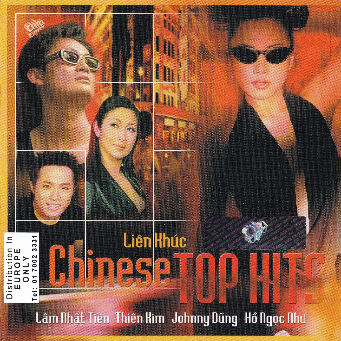 LIÊN KHÚC CHINESE TOP HITS - ASIA CD195