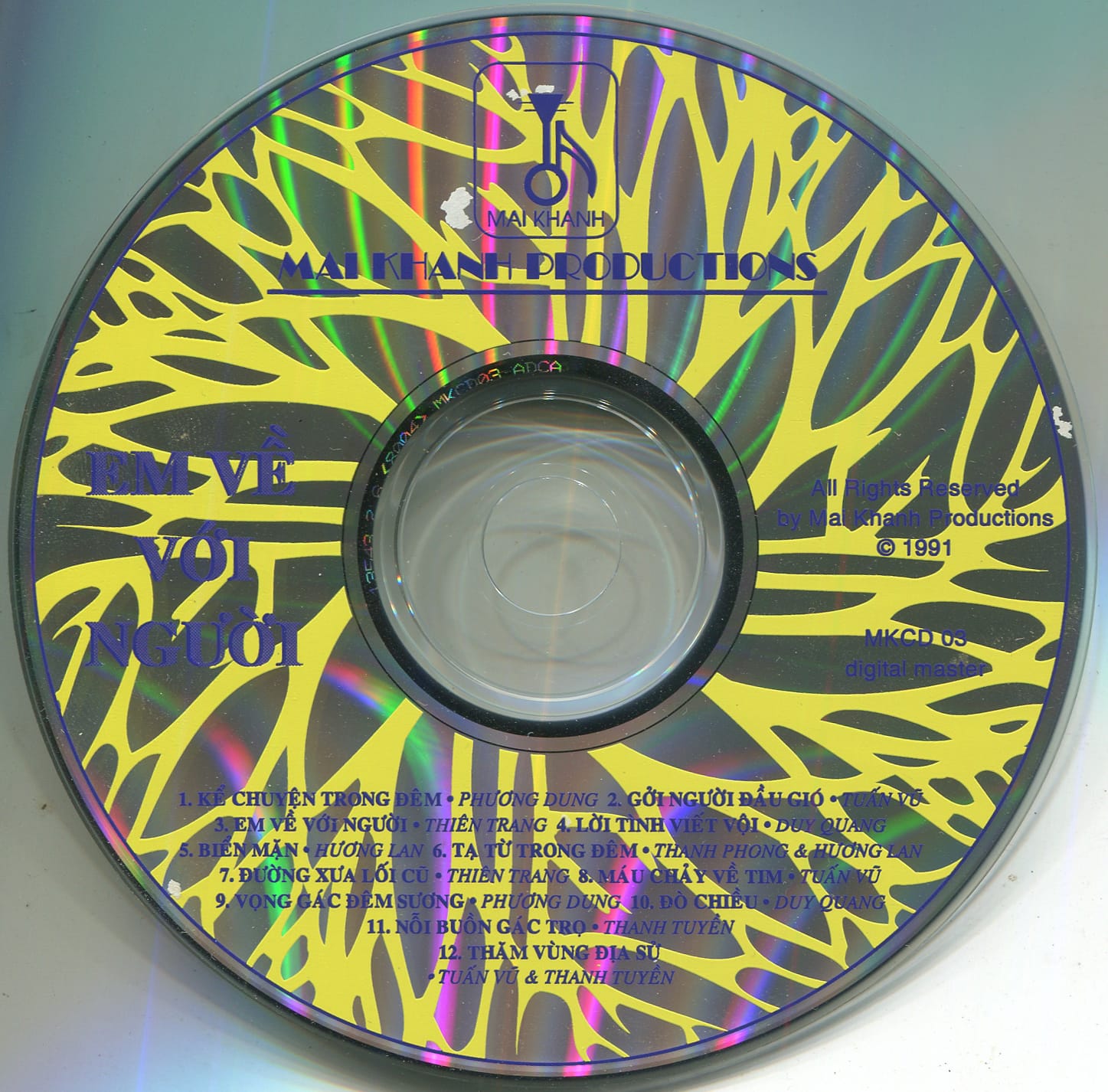 EM VỀ VỚI NGƯỜI - MAI KHANH CD3 - Ảnh 3