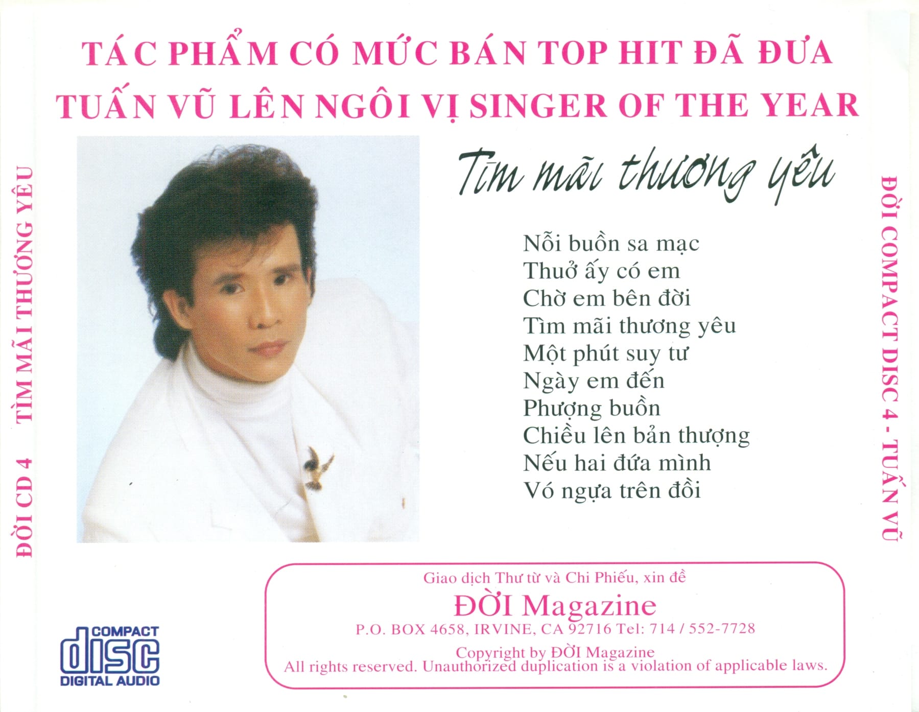 TÌM MÃI THƯƠNG YÊU - TUẤN VŨ - ĐỜI CD4 - Ảnh 2