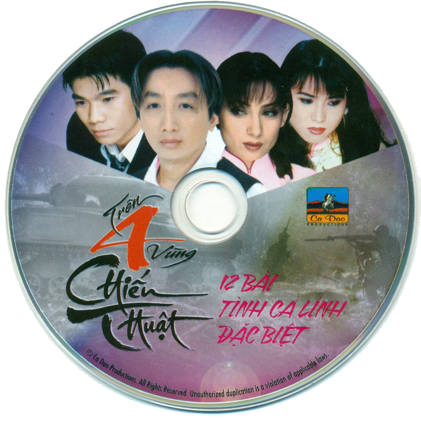 TRÊN 4 CÙNG CHIẾN THUẬT - 12 BÀI TÌNH CA LÍNH ĐẶC BIỆT - CA DAO CD72 - Ảnh 3