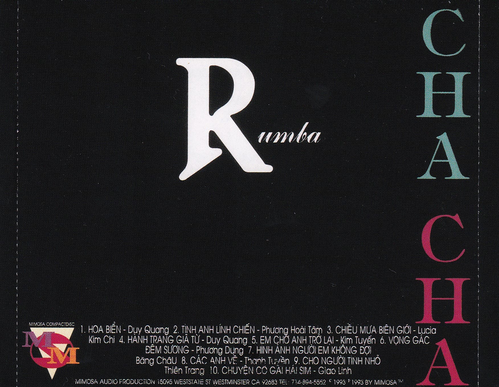 RUMBA CHACHACHA - MIMOSA CD32 - Ảnh 2