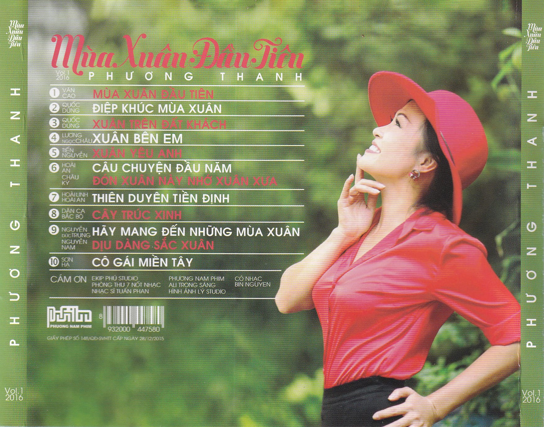 MÙA XUÂN ĐẦU TIÊN - PHƯƠNG THANH - PHƯƠNG NAM FILM CD - Ảnh 2