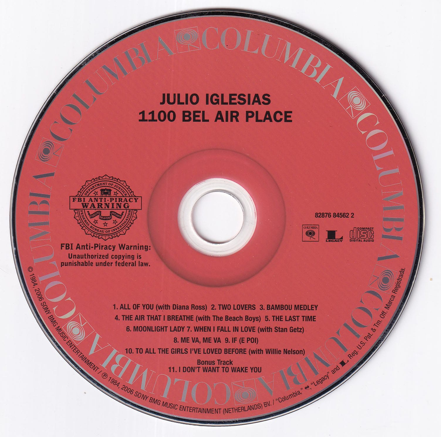 1100 BEL AIR PLACE - JULIO IGLESIAS - Ảnh 3