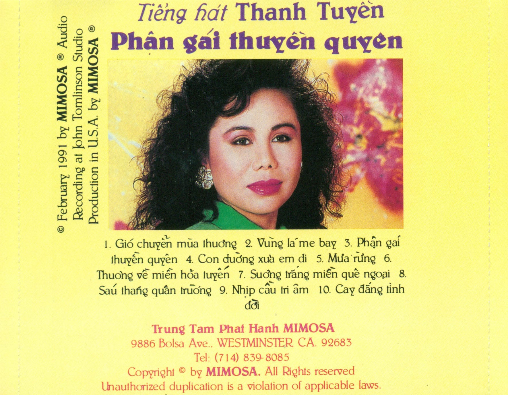 PHẬN GÁI THUYỀN QUYÊN - THANH TUYỀN - MIMOSA CD4 - Ảnh 2