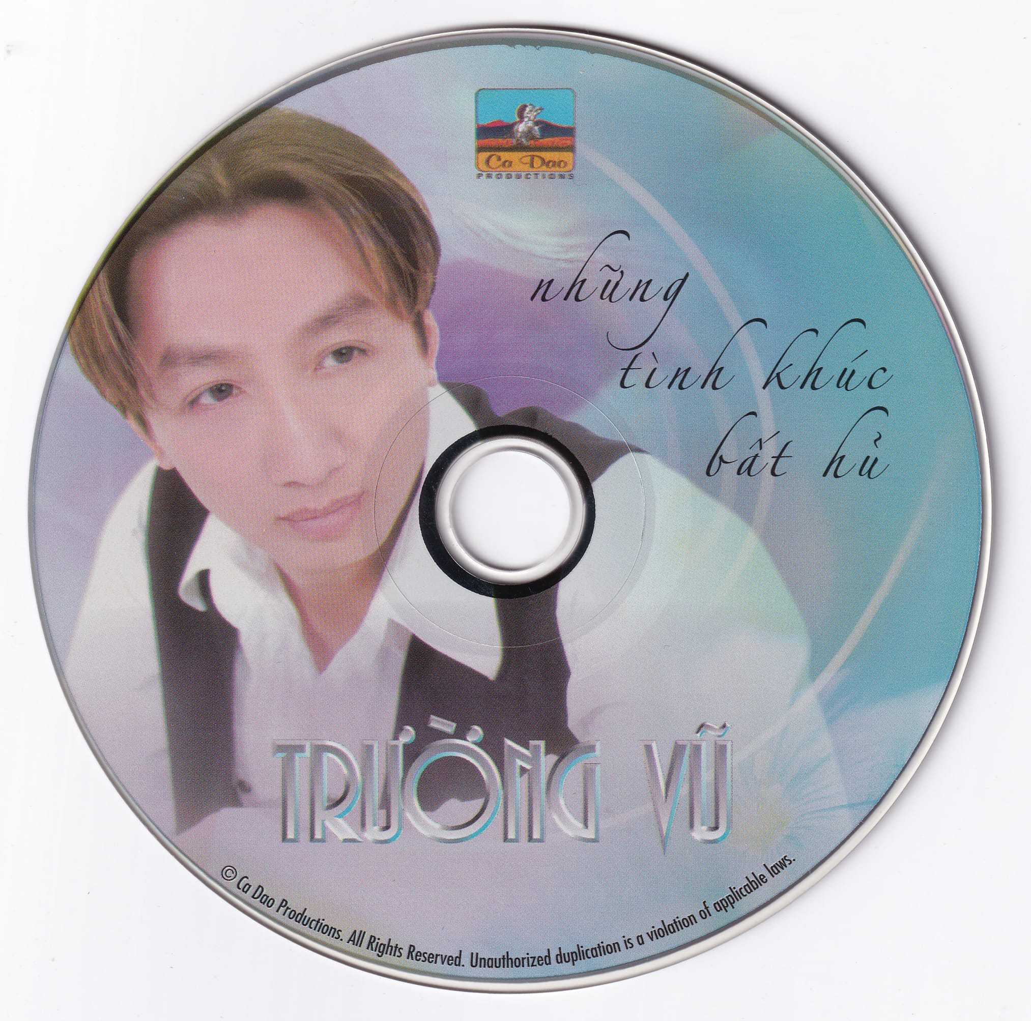 NHỮNG TÌNH KHÚC BẤT HỦ - TRƯỜNG VŨ - CA DAO CD54 - Ảnh 3
