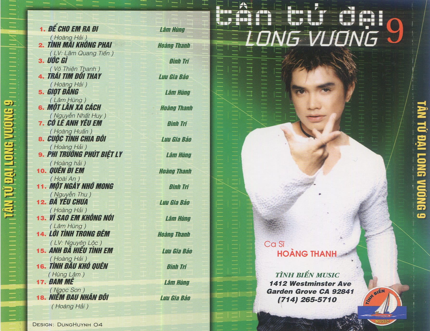 TÂN TỨ ĐẠI LONG VƯƠNG 9 - TÌNH BIỂN CD - Ảnh 2